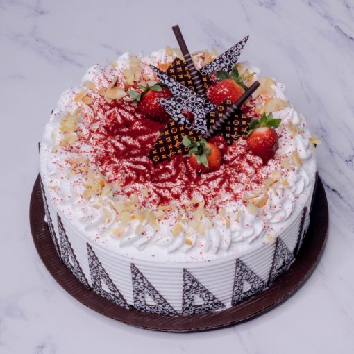 kue ulang tahun red velvet hole 22
